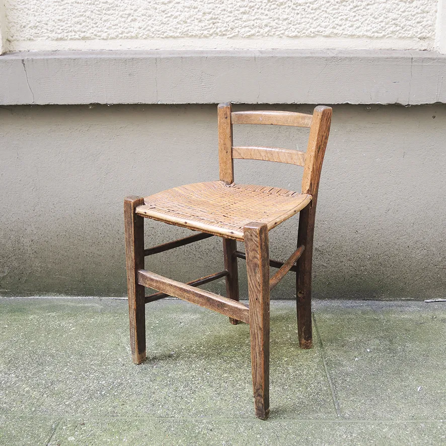 Chaise Pliante Vintage En Bois Des Années 50-60 - Pour Enfant Ou Adulte - Style Moderne Milieu Du Siècle